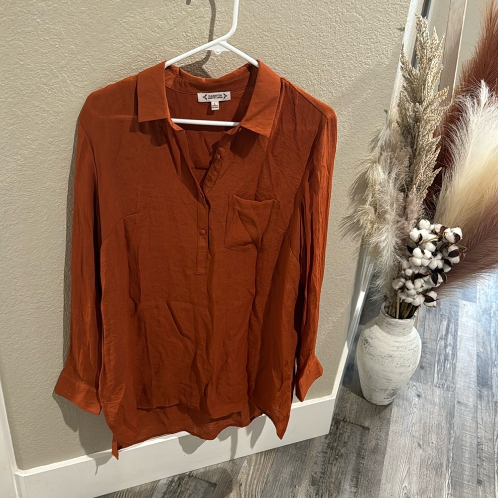 Nanette Rustic Orange Shirt